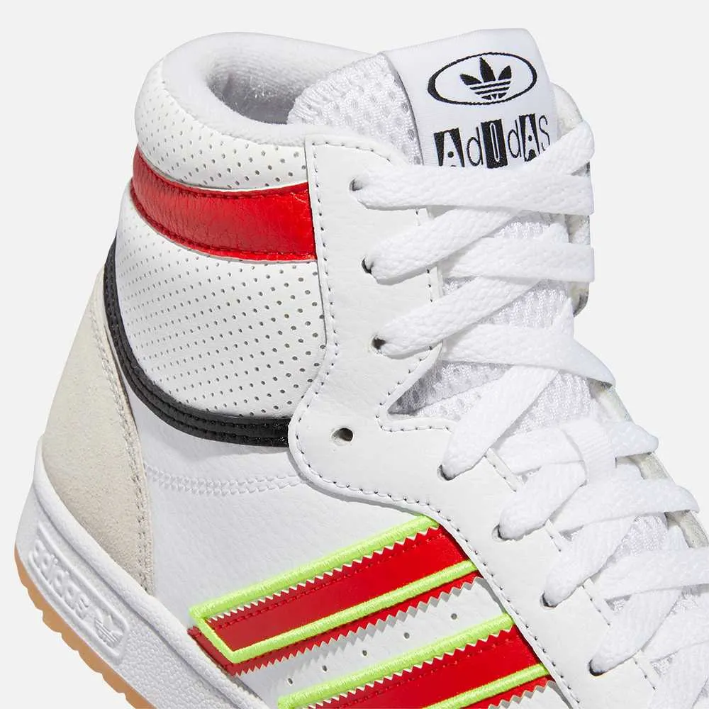Adidas Top Ten White Red Yellow