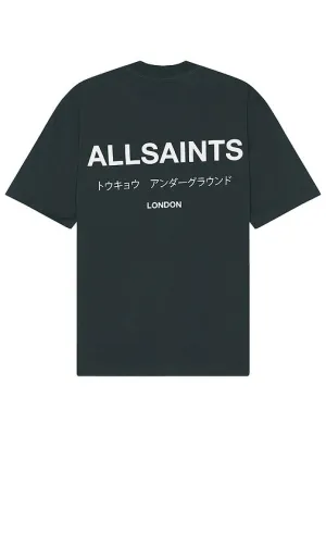 ALLSAINTS Underground Tee in Blue