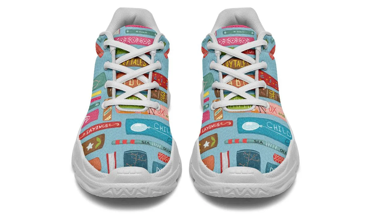 Book Title Chunky Sneakers