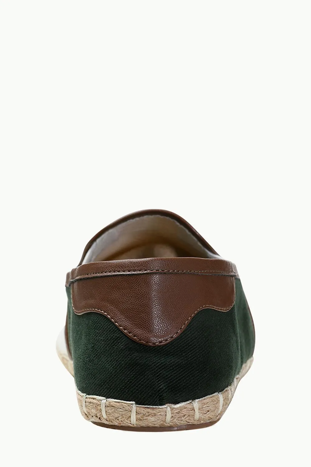 Faux Leather Detailed Espadrilles