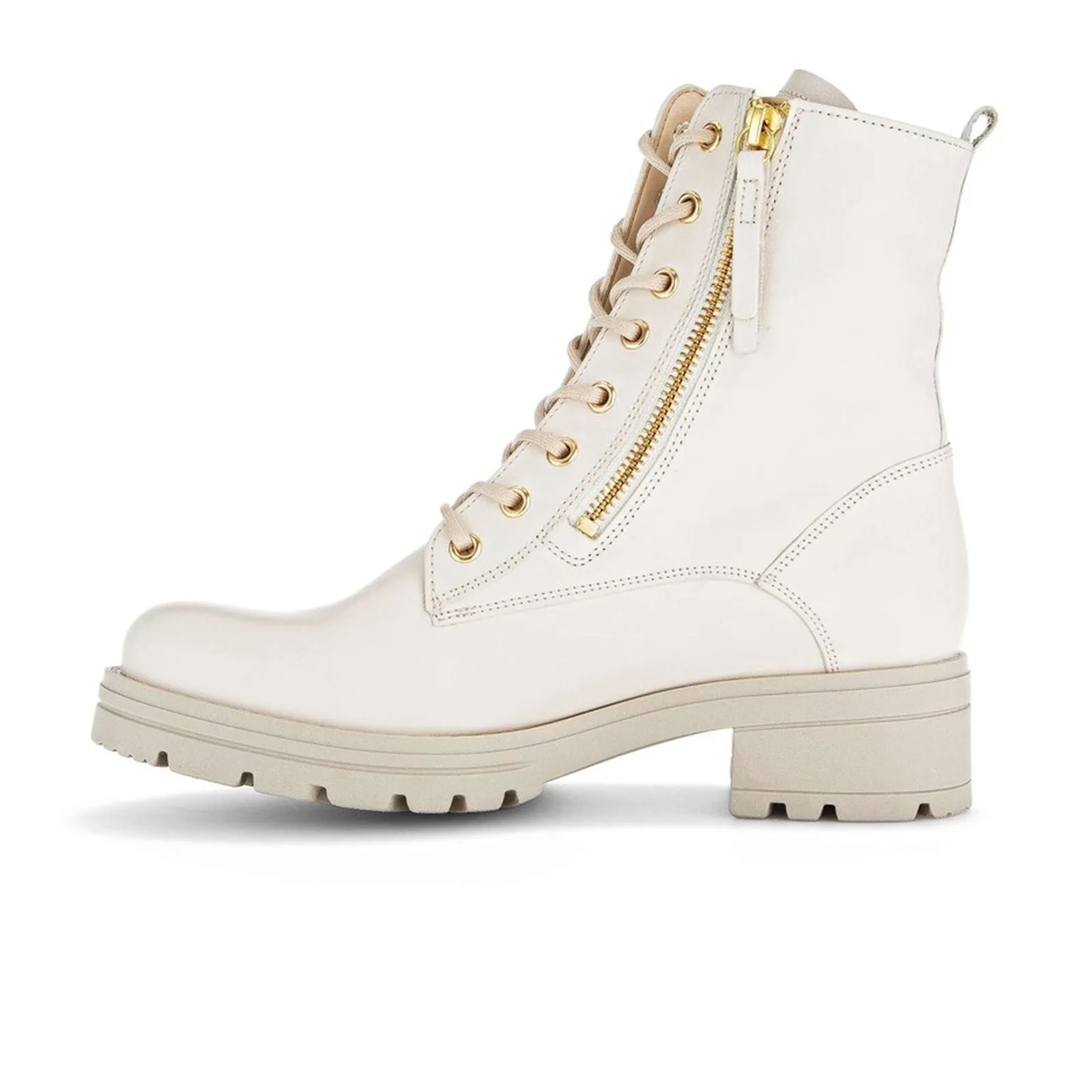 Gabor 52.785.52 Combat Zip Boot (Women) - Ivory
