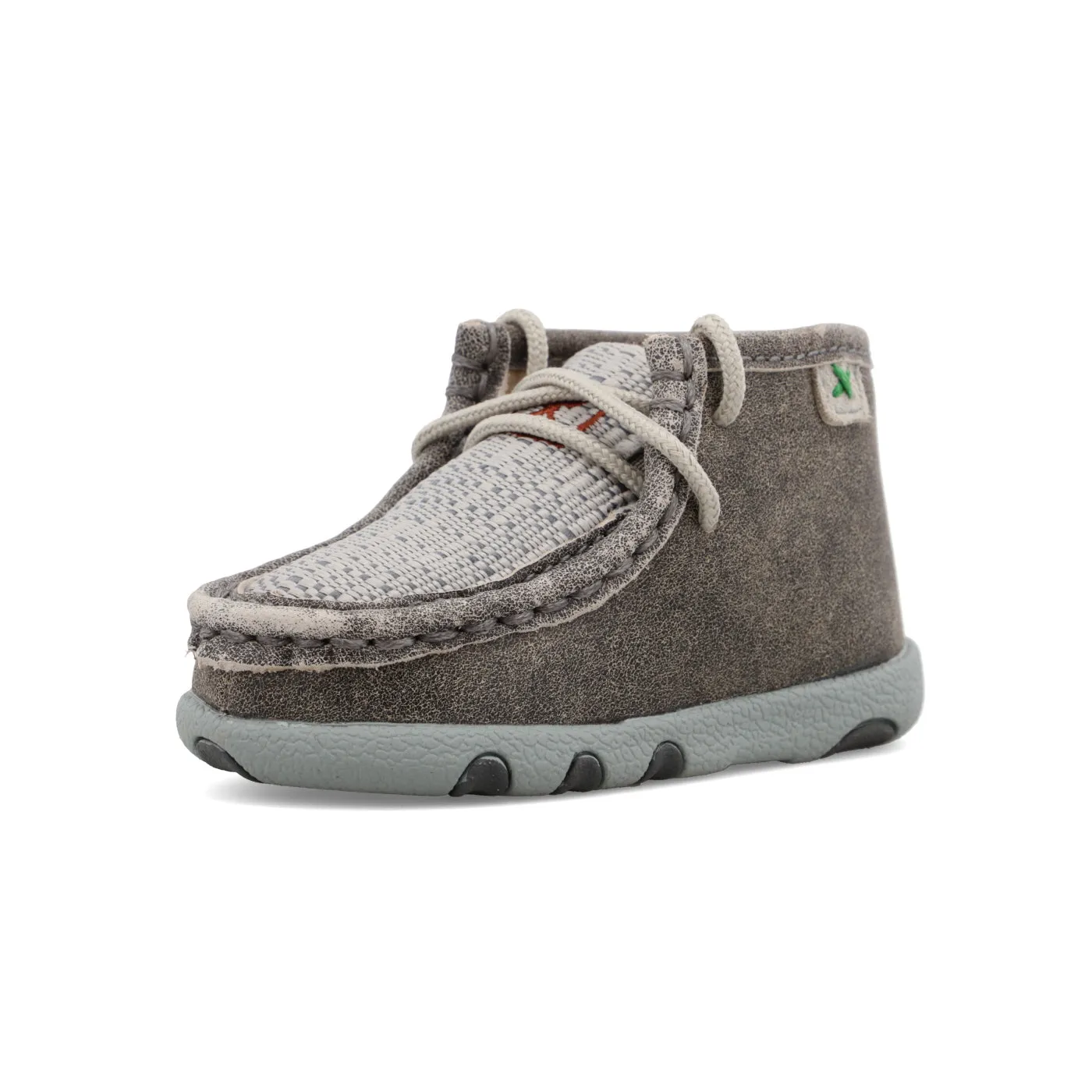 Infant/Toddler Chukka Driving Moc - Grey & Light Grey