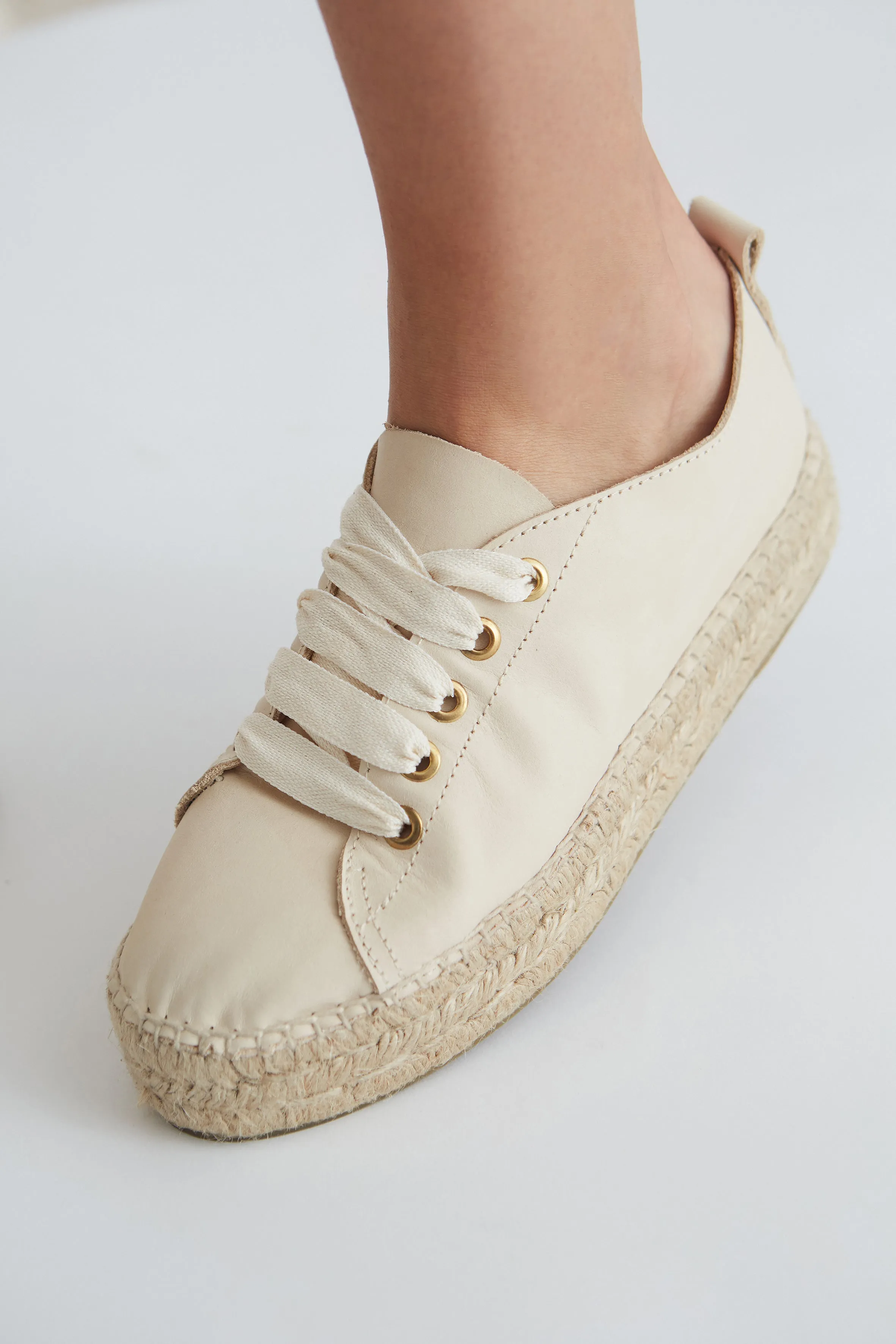 Ivory Sneaker Espadrilles