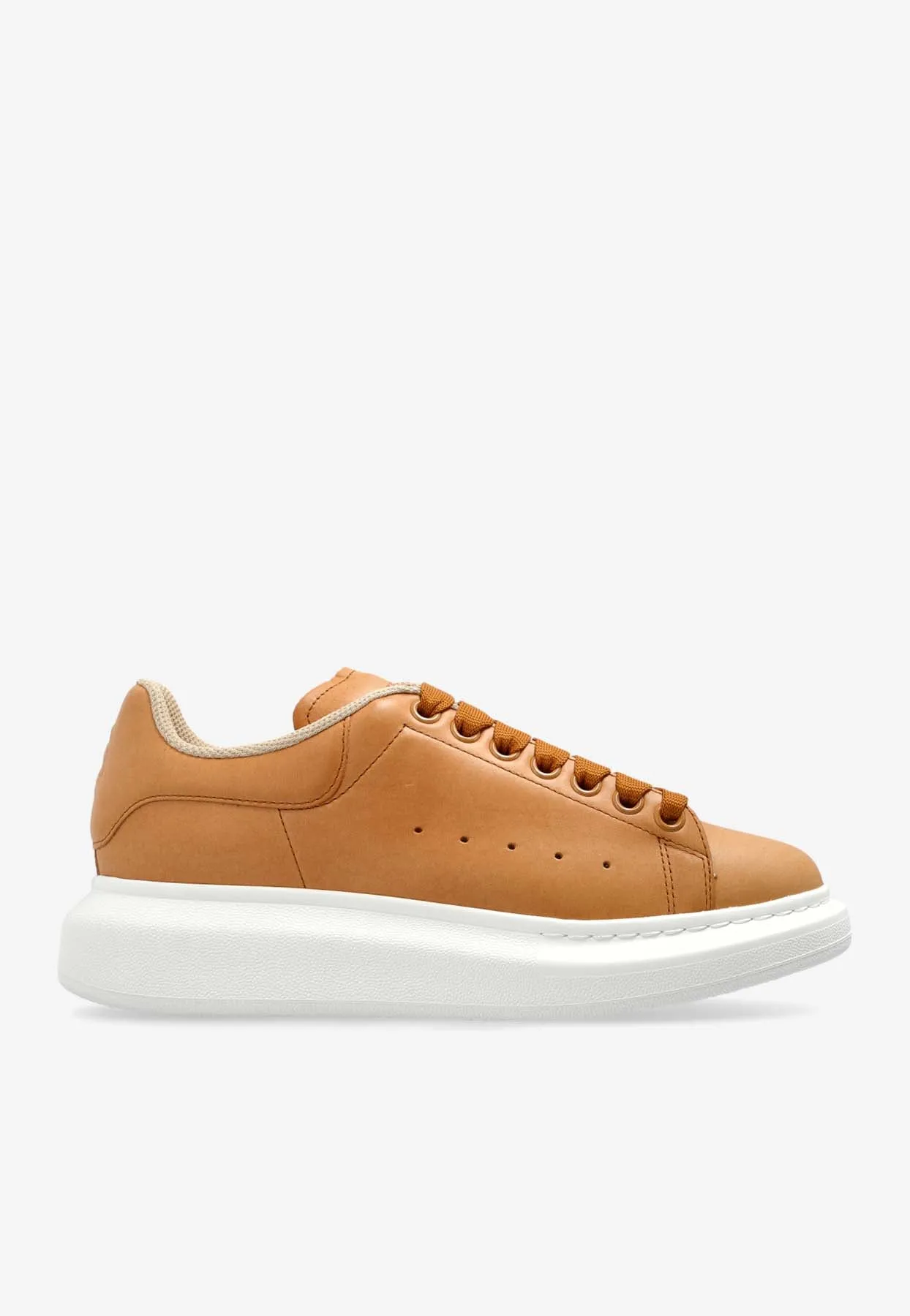 Oversized Retro Leather Sneakers