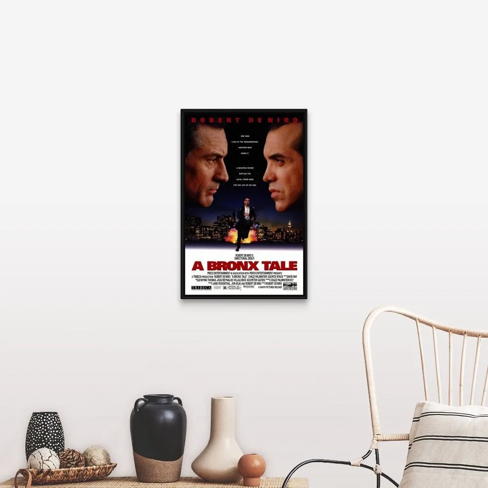 "A Bronx Tale (1993)" Black Float Frame Canvas Art